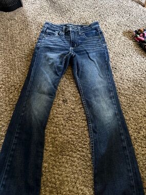 BKE Kids Dark Blue Bootcut Jeans